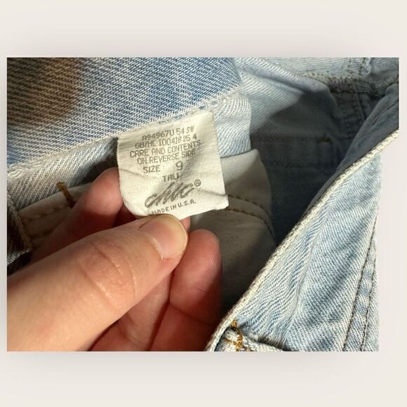 80s Vintage Light Wash Chic High Waist Jeans - Picture 5 of 5